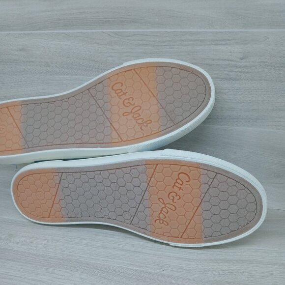 Cat & Jack Big Kids Girls' Lucian Two Zip Casual Sneakers Size 5 - Picture 9 of 10